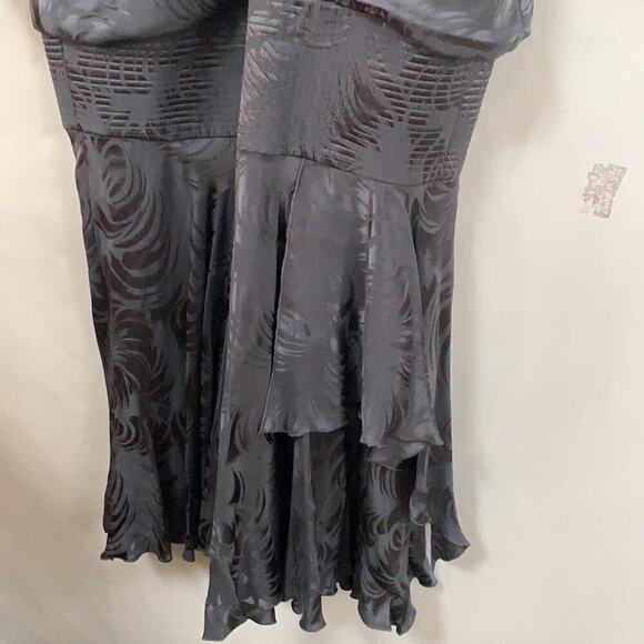 VINTAGE‎ SAINT ROMEI 100% SILK EVENING HOLIDAY DRESS SIZE 12 - Picture 5 of 7